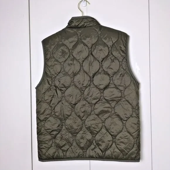 GOODFELLOW Men’s M Medium Green Lightweight Zip Vest - Picture 5 of 5